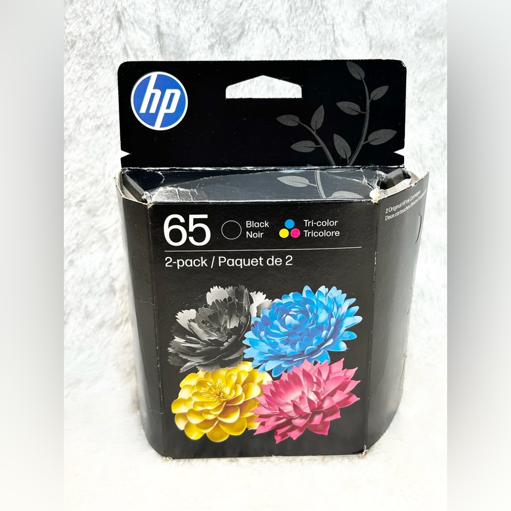 HP 65 2-Pack Black & Tri-Color Ink for HP Deskjet July 2027